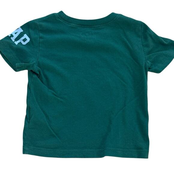 BABY GAP DISNEY Mickey Mouse Pluto Green Tee Size 18-24m - Picture 4 of 4